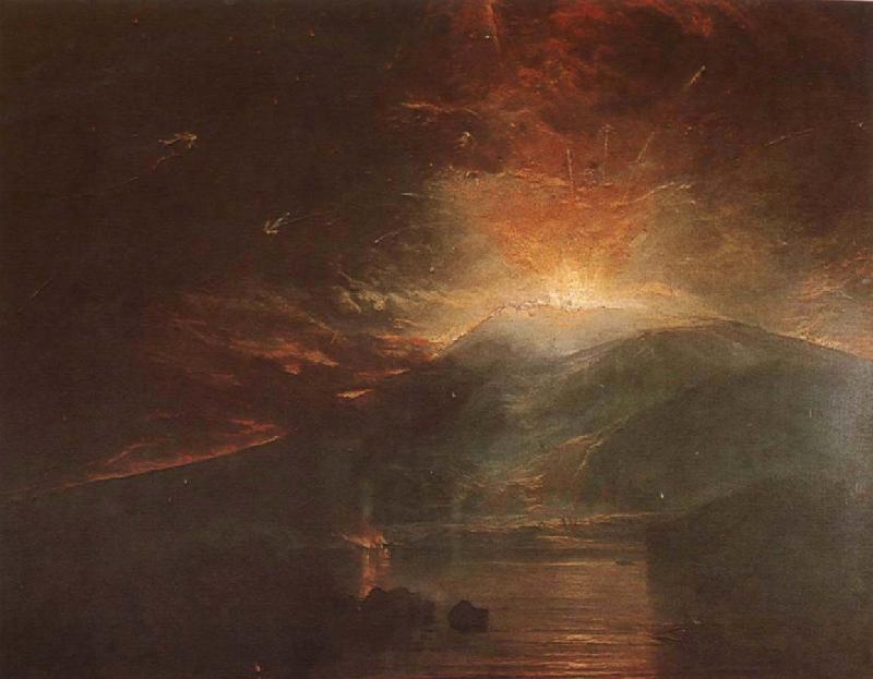 Joseph Mallord William Turner Volcano erupt oil painting image